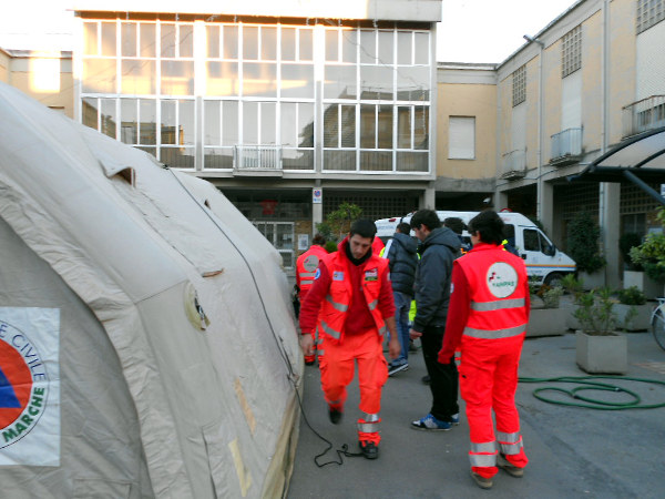 montaggio della tenda