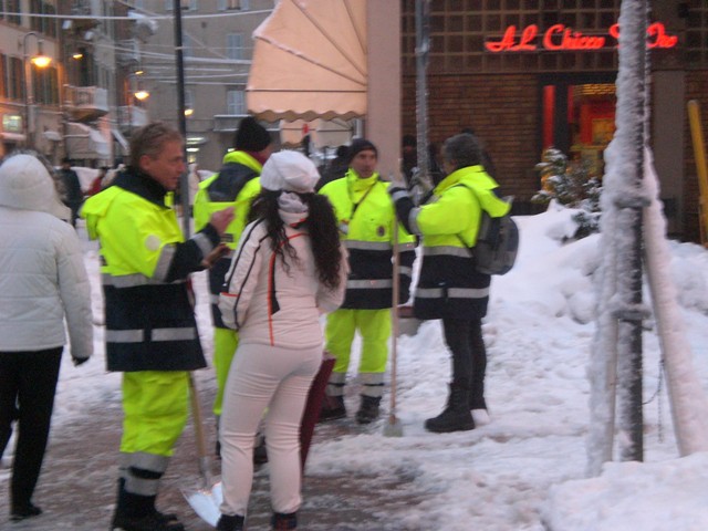 La protezione civile al lavoro