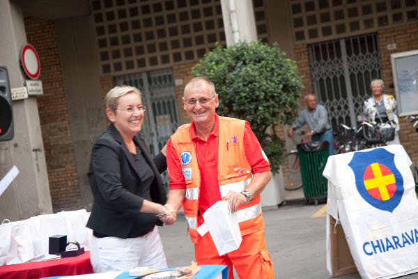 Premiazione dei volontari