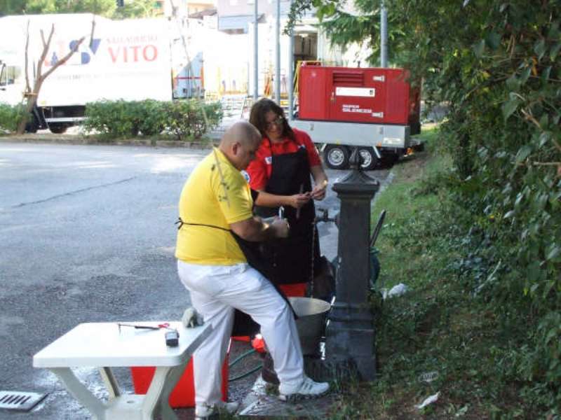 Preparativi per la sera