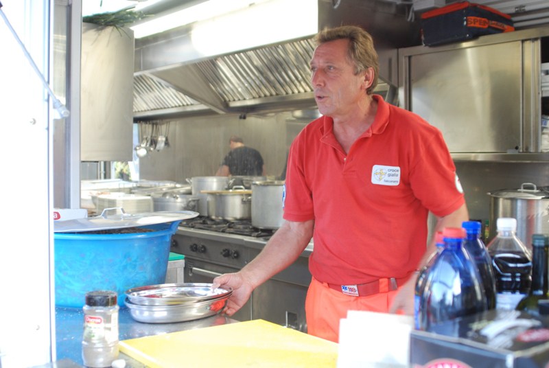 Preparativi per la sera