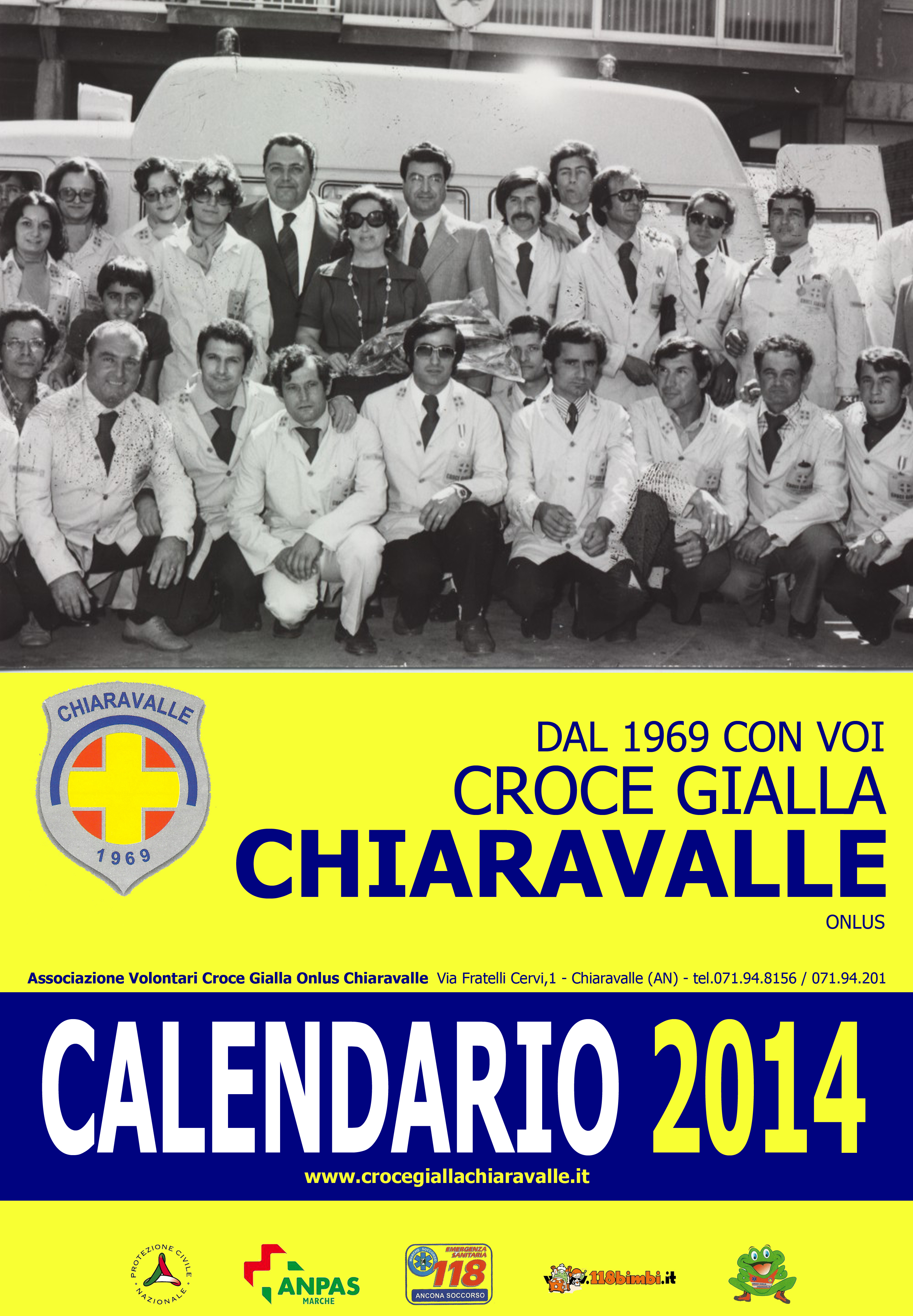 Copertina del calendario del 2014