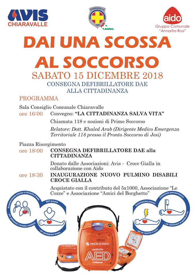 Manifesto Dai una Scossa al Soccorso