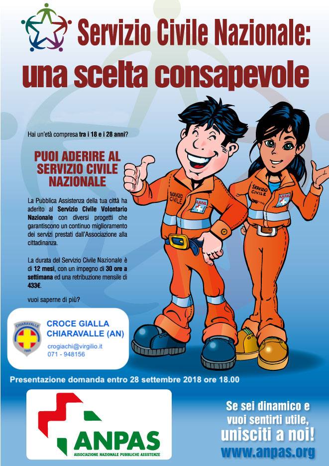 Servizio Civile Nazionale presso la Croce Gialla