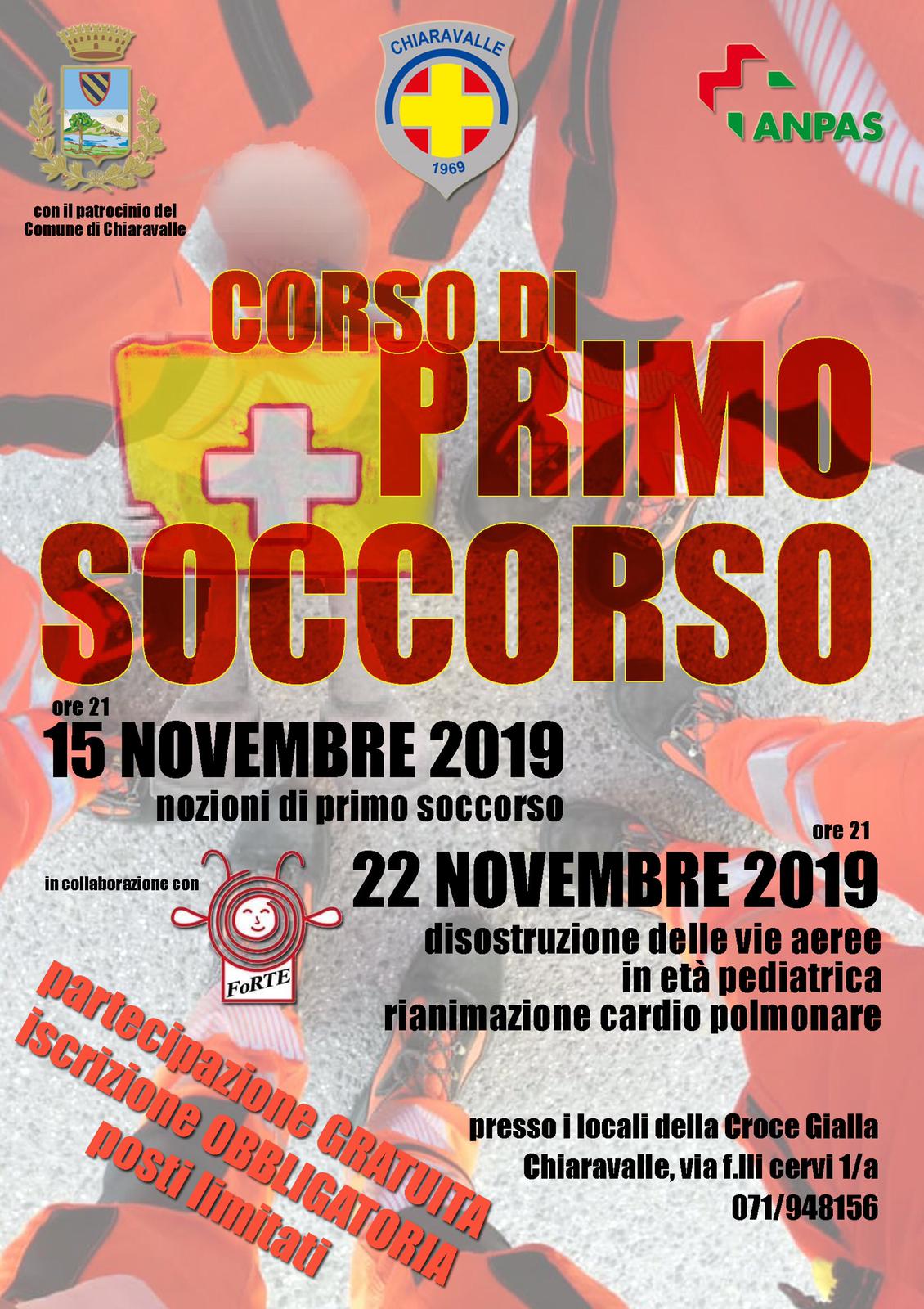 Corso alla popolazione, novembre 2019